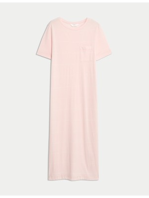 Marks & Spencer Cool Comfort Çizgili Gecelik