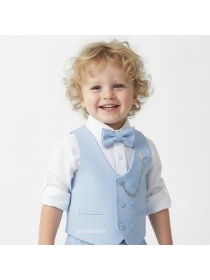 Seabubbles Papyonlu Yelekli Erkek Çocuk Takım Elbise   ST09665
