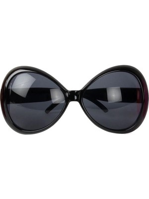 No 35 Moda 70 Li Yıllar Siyah Renk Nostalji Yeşilçam Parti Gözlüğü 15X7 cm