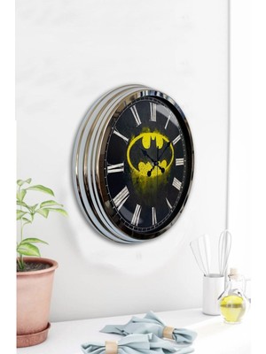 Kasva Concept Hediyelik 40 cm Krom Metal 15 Temmuz Anısı Duvar Saati Hediyelik