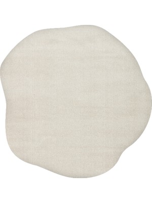 Eko Halı Zen Amorf 04 Light Stone Özel Şekilli Kesim Yumuşak Dokulu Hav Vermeyen Sıkı Dokuma Makine Halısı