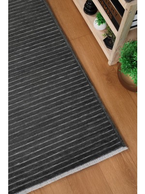 Melaris Halı Yıkanabilir Pamuk Dokuma Kilim Doğal Kendinden Saçaklı Kaymaz Tabanlı Halı Salon Oturma Odası Mutfak Halısı