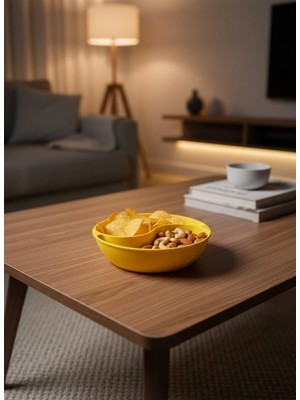 Marsilyan Sarı Çerezlik Kase Seti 4 Adet 3x12 Cm