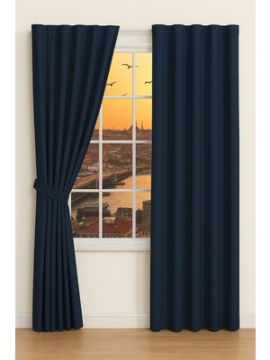 Taç Termal Blackout Işık Geçirmez Karartma Saten Perde – Maksimum Işık Engelleme & Şık Tasarım