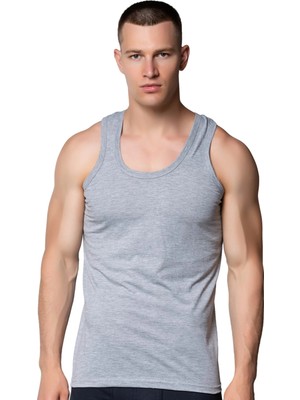 Gümüş 4003 12'li Paket Pamuk Penye Erkek Atlet