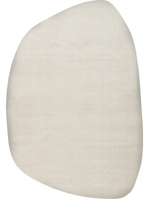 Eko Halı Zen Amorf 03 Light Stone Özel Şekilli Kesim Yumuşak Dokulu Hav Vermeyen Sıkı Dokuma Makine Halısı