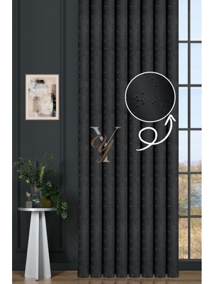 Yunilla Kenzo Fon Perde V-682 Antrasit