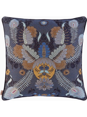 Etro Pluma Çiçek Nakışlı Lüks Italyan Tasarımı Dekoratif Kırlent