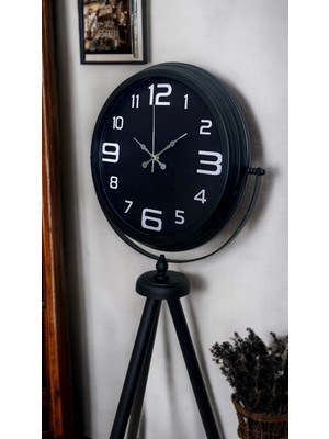 Marsilyan Siyah Zarafet Tripod Ayaklı Saat