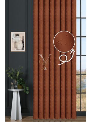 Yunilla Kenzo Fon Perde V-33 Turuncu