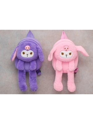 Hayat Store Peluş Işıklı Kuromi Sırt Çantası ALK3011