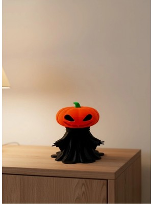 Marsilyan Cadılar Bayramı Temalı Balkabağı Figür 9cm Dekor Objesi