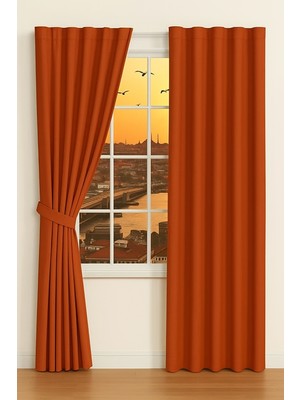 Taç Termal Blackout Işık Geçirmez Karartma Saten Perde – Maksimum Işık Engelleme & Şık Tasarım