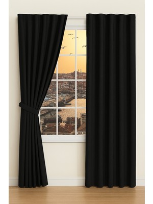 Taç Termal Blackout Işık Geçirmez Karartma Saten Perde – Maksimum Işık Engelleme & Şık Tasarım