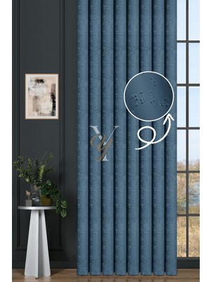 Yunilla Kenzo Fon Perde V-774 Açık Mavi