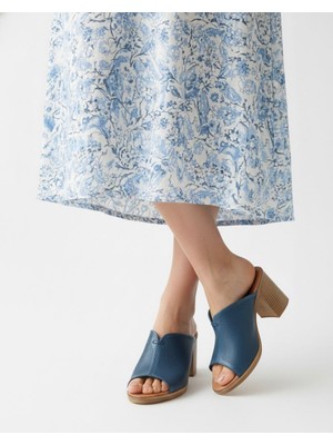 Ender Iç Dış Hakiki Deri Yumuşak Taban Kadın Terlik