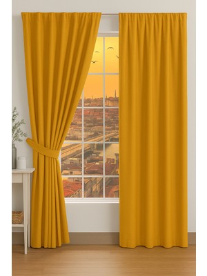 Taç Termal Blackout Işık Geçirmez Karartma Saten Perde – Maksimum Işık Engelleme & Şık Tasarım