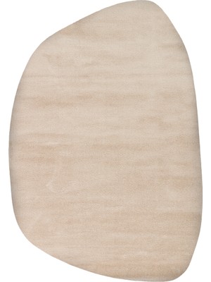 Eko Halı Zen Amorf 03 Beige Özel Şekilli Kesim Yumuşak Dokulu Hav Vermeyen Sıkı Dokuma Makine Halısı