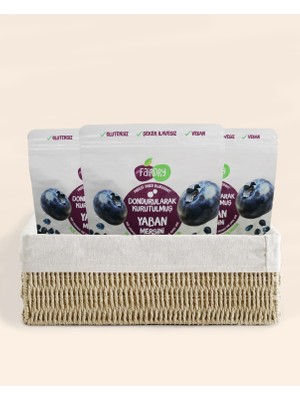 Fair Dry Yaban Mersini Sepeti, Freeze Dried, Dondurularak Kurutulmuş, Meyve Kurusu, Katkısız, Çıtır Meyve Cipsi