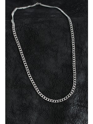 Marsilyan 316L Çelik Klasik Zincir Model Gümüş Renk Erkek Kolye - TJ-ERK1403