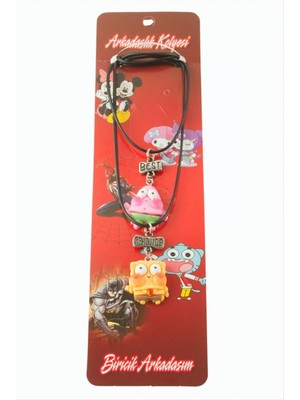 Marsilyan Çzgflm Karakteri Arkadaşlık Kolyeleri (Çift Kolye)