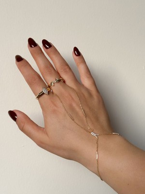 Aurah Mini Taş Detaylı Şahmeran