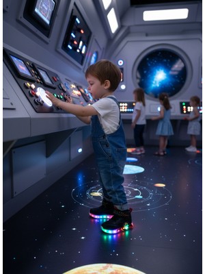 Foopi Space Işıklı Erkek Çocuk Botu 22-25