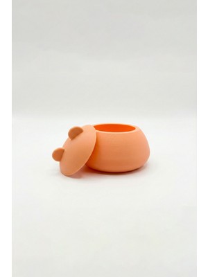 Alvina Atölye Ayıcık Kulaklı Dekoratif Kapaklı Saklama Kutusu | Takı, Toka ve Aksesuar Organizer