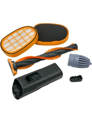 Süppürge Philips Ile Uyumlu FC6823 Speedpro Max Süpürge Başlık Fırçası, Seperatör, Boru Tamir Kiti ve Filtresi 2 Adet