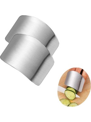 FRY 2li Metal Parmak Koruyucu Hızlı ve Güvenli Kesme Paslanmaz Çelik Koruyucu Aparat (5358)
