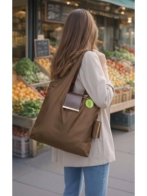 VB Collection Loopsi Capsule Şık Katlanabilir Alışveriş ve Market Çantası
