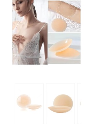 Trend Dokunuş Kadın Silikon Göğüs Ucu Kapatıcı