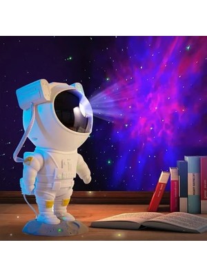 Go İthalat Astronot, Galaksi, Projektör, Uzaktan Kumandalı, Gece Lambası Bwr-47 (5250)