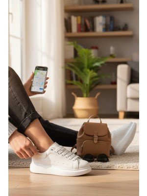 Enoch Erkek Yüksek Taban Sneaker Oversize Kalın Tabanlı ve Mat Deri Görünümlü Günlük Model