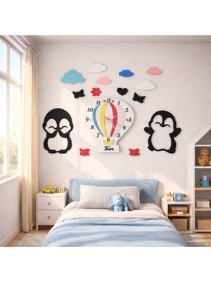 Genç Erkek Odası Duvar Saati Kişiye Özel No 18