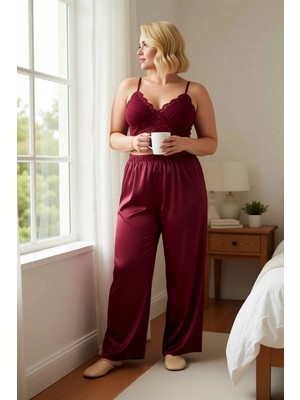 Benerly Kadın V Yaka Kolsuz Regular Kalıp Saten Dokuma Pijama Takımı Fonksiyonel Dayanıklı Estetik