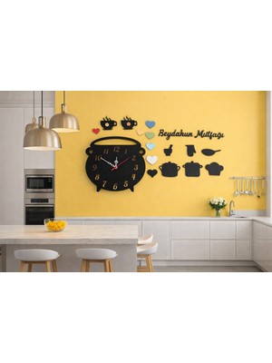 Mutfak Saati ve Süsleri Kişiye Özel NO45