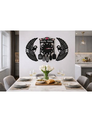 Mutfak Saati ve Süsü Kişiye Özel NO43