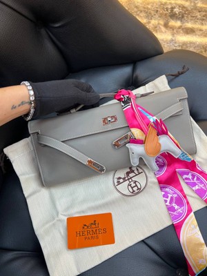 Hermes Logo Detaylı Ithal Çanta