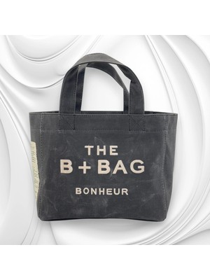 Bonheur The B+Parisian Black Kanvas Çanta