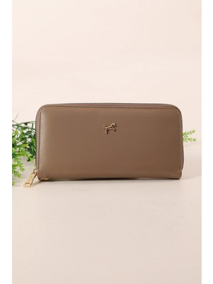 Clodi Bej Fermuarlı Kadın Cüzdan