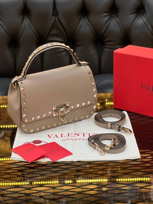 Valentino Garavani Logo Detaylı Ithal Çanta
