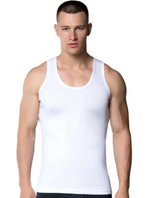 Gümüş 3002 12'li Eko Paket Ribana Pamuk Erkek Atlet