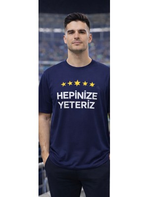 Dk Dokumacı Hepinize Yeteriz Yazı Baskılı T-Shirt