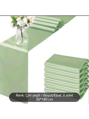 Ayzen Home Saten Masa Koşucu, Runner 30X180