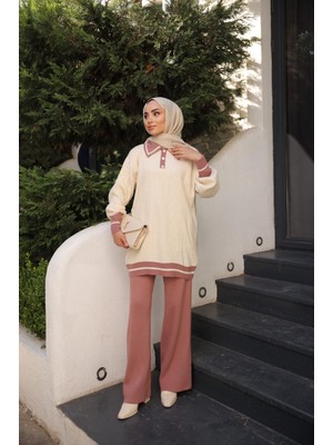 Tekstilla ✨ Şık ve Rahat Triko Takım – Günlük ve Özel Kullanım Için