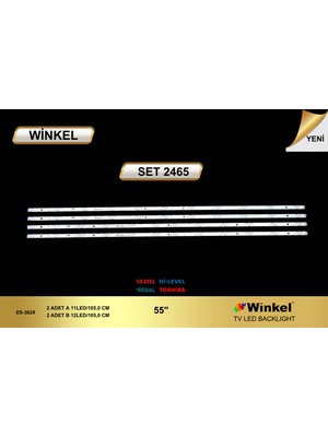 Winkel Tv LED Bar 2465-TAKIM 4 Lü- 55U9500 55'' 4K Smart Tv, 4K Smart Tv, Toshıba 55UL2063
