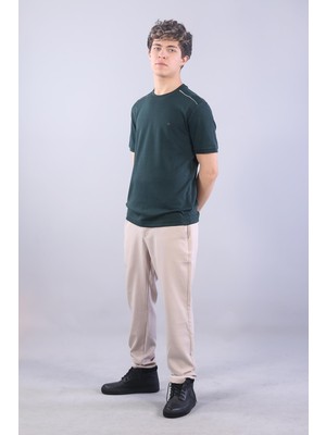 Mckanzie 4625 Modal Kumaş Omuz Trikolu O Yaka T-Shirt