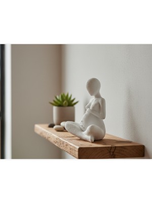 Atölye Matris Hamile Soyut Heykel Biblo Dekoratif Obje 10 cm Yükseklik 3D Baskı Pla Plastik