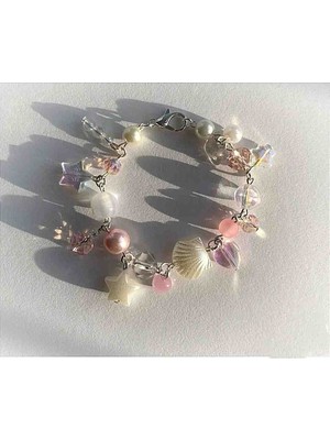 Pinterest Midye Yıldızlı Bileklik